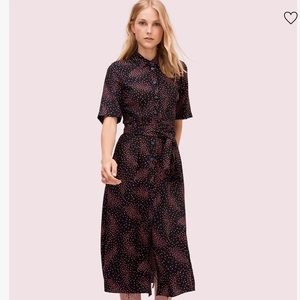 Kate spade meadow floral shirt dress.